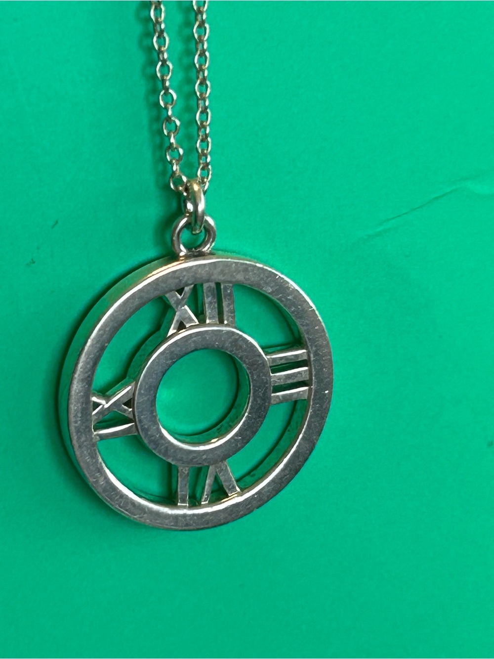 Tiffany & Co Sterling Silver Atlas Necklace 16"